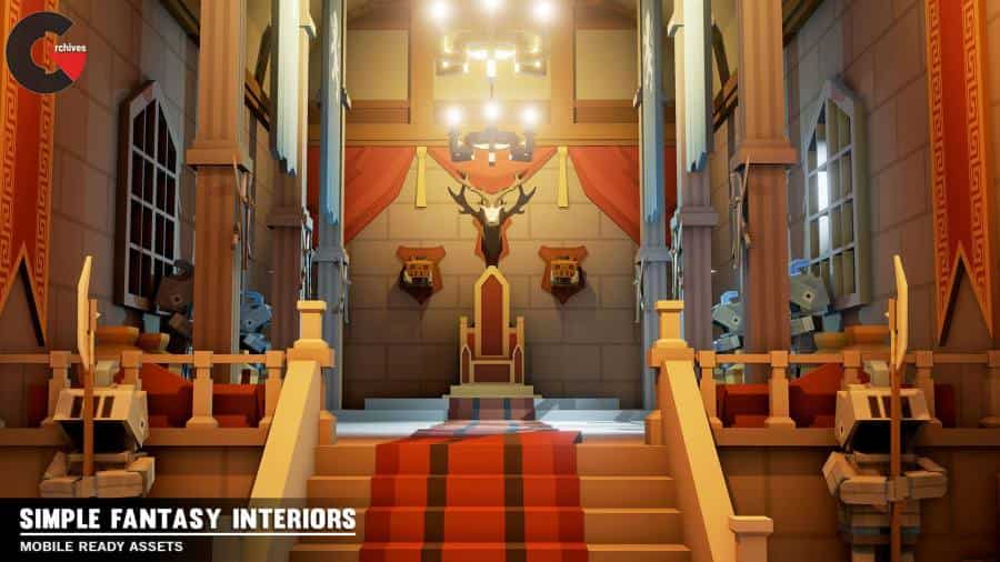 Unreal Engine - Simple Fantasy Interiors UE 