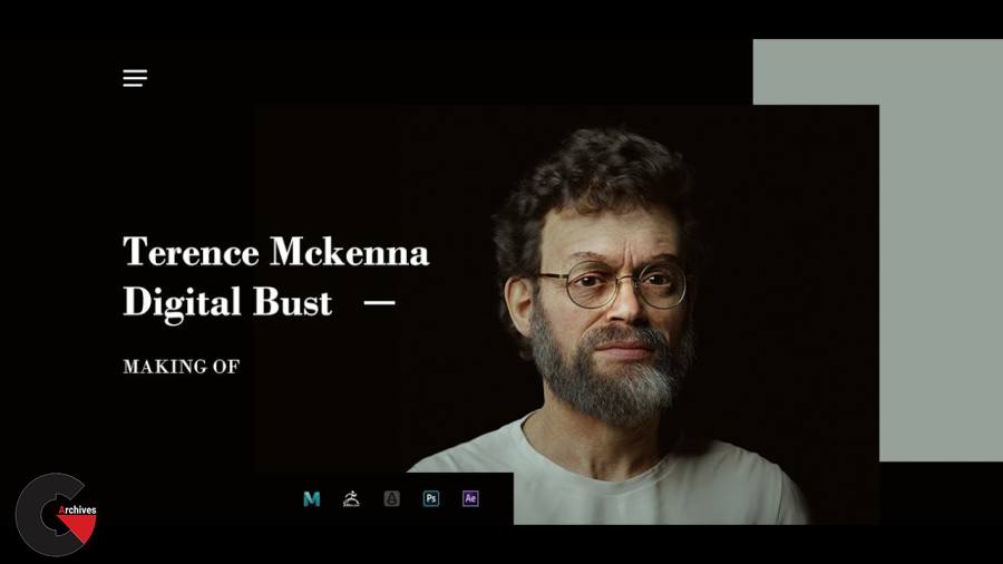 wingfox - Terence Mckenna Digital Bust - Making of
