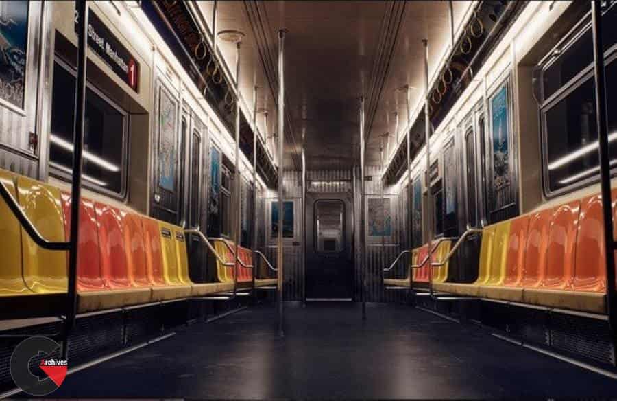 Artstation – Creating a metro train interior in Unreal Engine 5