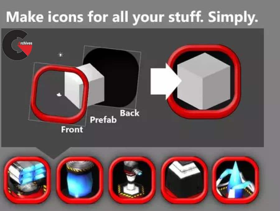 Asset Store - Generate Icons From Prefabs