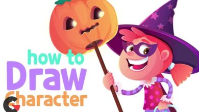 Create a Halloween Cartoon Scene from Scratch! with Adobe illustrator