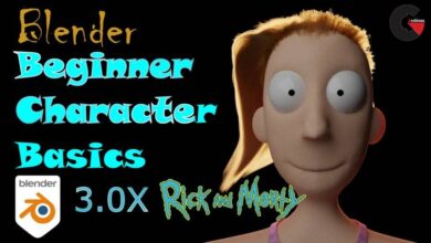 Blender Beginner Character Basics Stylized Characters with Realistic Hair