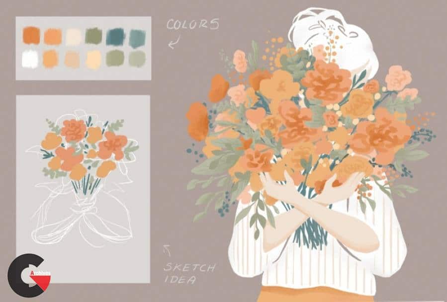 Skillshare – Color Palettes in Procreate Find Your Unique Color Style