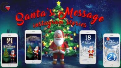Videohive - Santa Message Instagram Stories 23006006