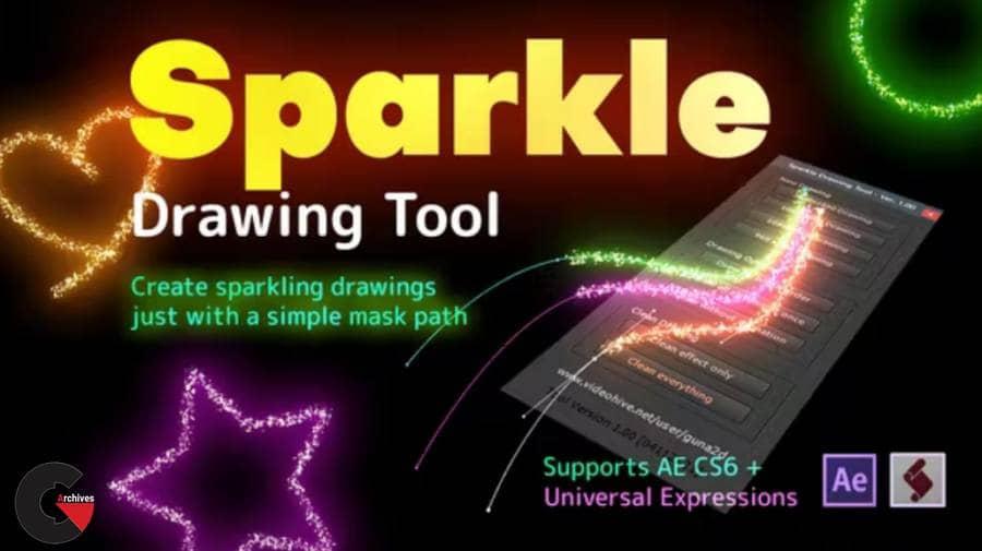 Videohive - Sparkle Drawing Tool 34617761