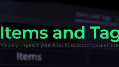 Aescripts - Items and Tags for After Effects