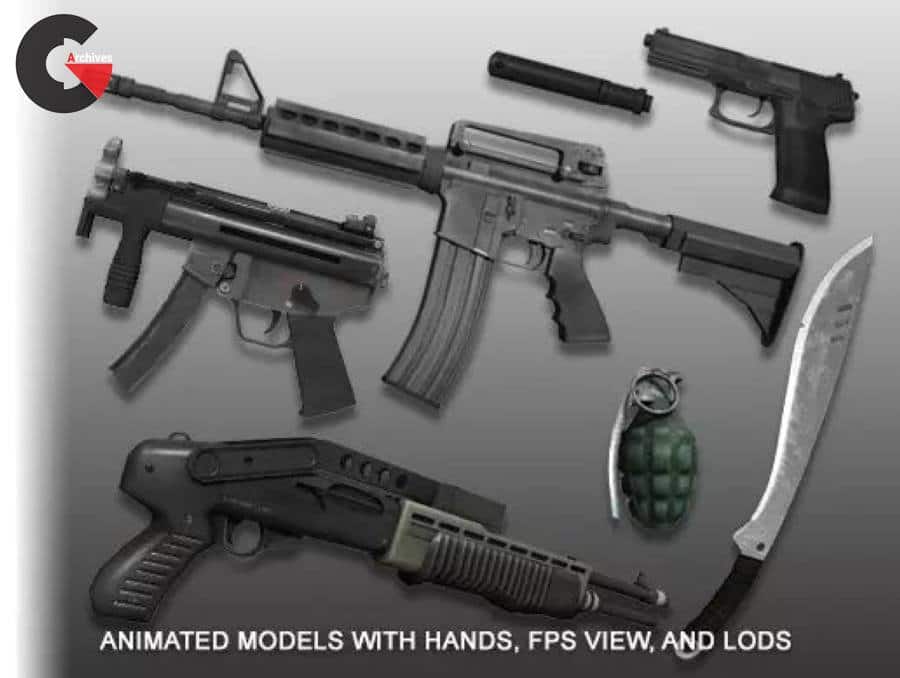 Asset Store - FPS Weapons Pack