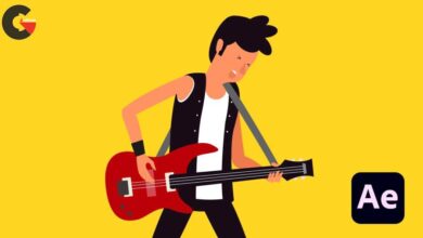 Skillshare - Guitarist Character Animation in After Effects