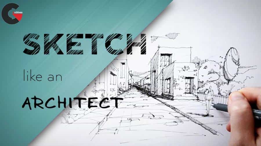 Skillshare - Sketch Like an Architect Step-by-Step from Lines to Perspective