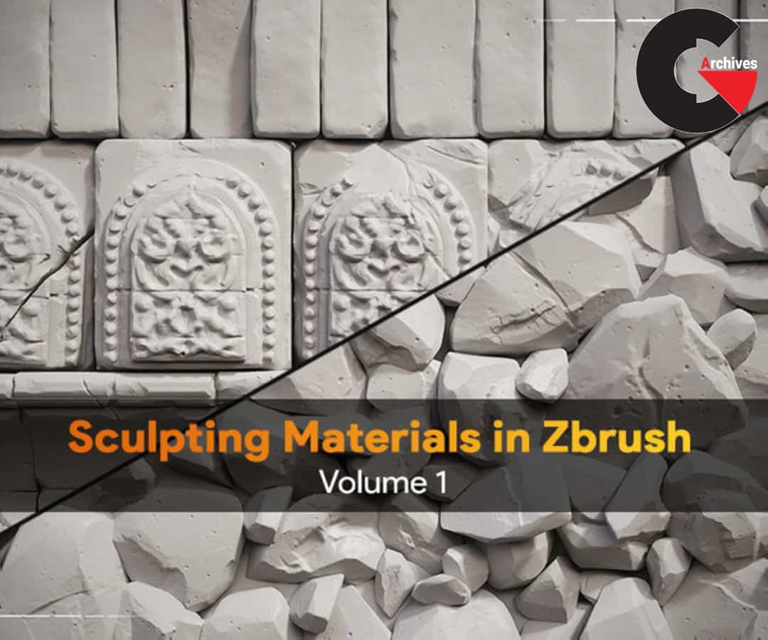 Artstation – Sculpting Materials in Zbrush – Volume 1 – In-Depth Tutorial Course