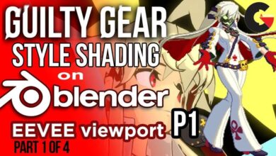 Gumroad - Guilty Gear Stylized shader in Blender's Eevee