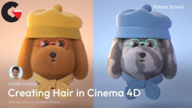 Patata School – Creating Hair in Cinema 4D