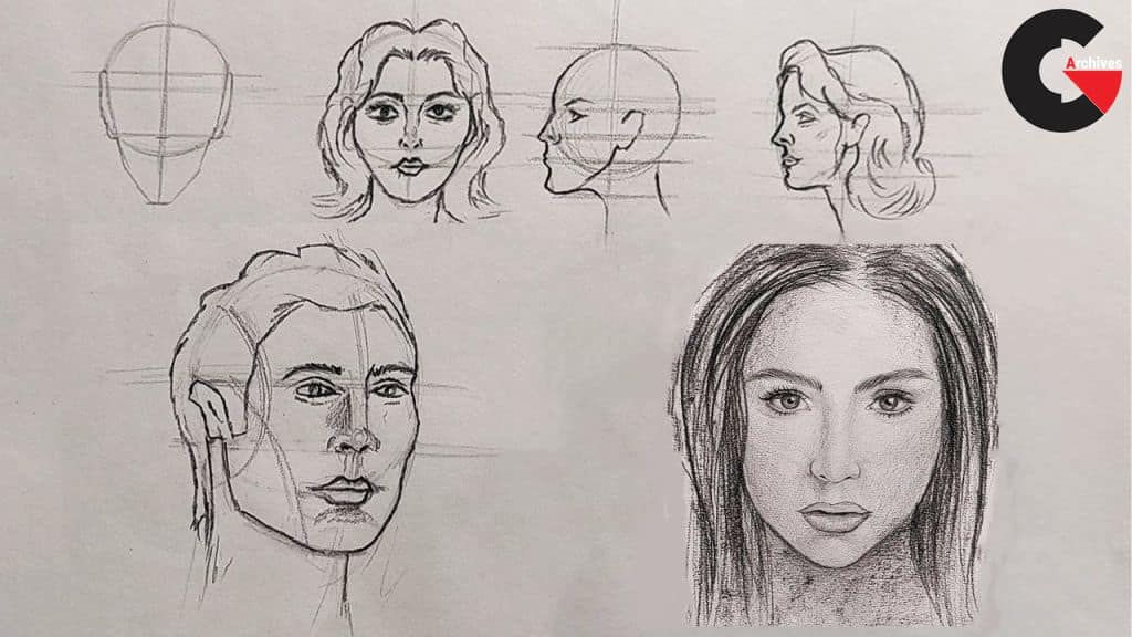 Skillshare – Fundamentals of Portrait Drawing From Beginner to ...