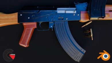 Udemy - NEW. Weapon modeling for AAA games in Blender