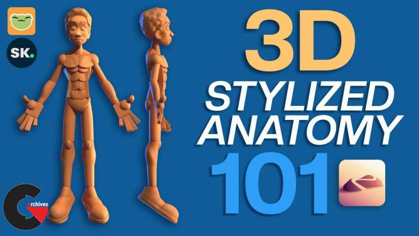 Skillshare - 3D Stylized Anatomy 101 with Drugfreedave