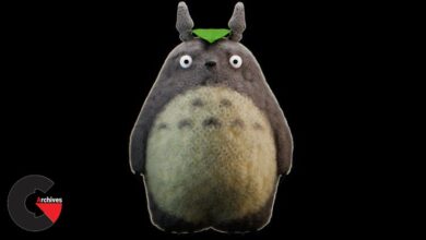 Udemy - "My neighbor Totoro" Ghibli Studio in 3D Blender 4. Beginner
