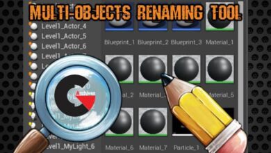 Unreal Engine - Multi Objects Renaming Tool