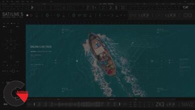 VideoHive – HUD Covert Operations Satellite 5 52261251