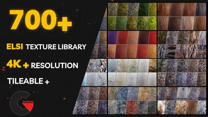 Artstation – Complete Realistic Tileable PBR Texture Library For 3d Artists 