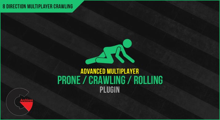 Unreal Engine - Advanced Multiplayer Prone / Crawling Plugin