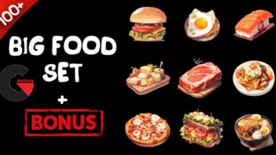 Unreal Engine - Big 2D Food Set + Bonus