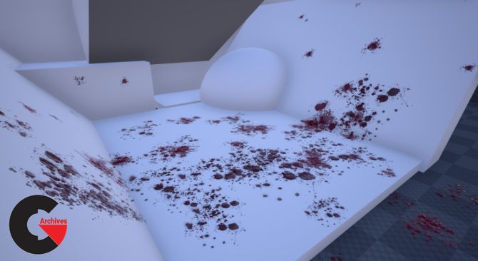 Unreal Engine - Blood Splatter Blueprint System