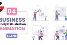 VideoHive – Business Analytics Illustration Scene 52460430