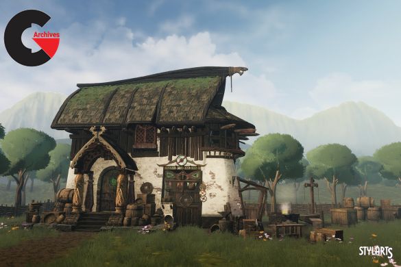 Asset Store – Stylized Viking Hut