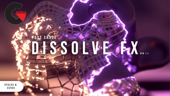 Blender Market – PostShade - Dissolve FX