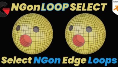 Blender Market – NGon Loop Select