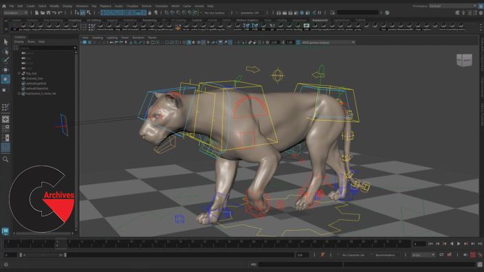 Creating a Quadruped Rig For Production