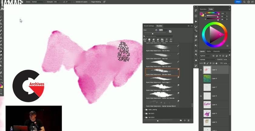 Photoshop Brushes: Hidden Super-powers ! with Kyle Webster