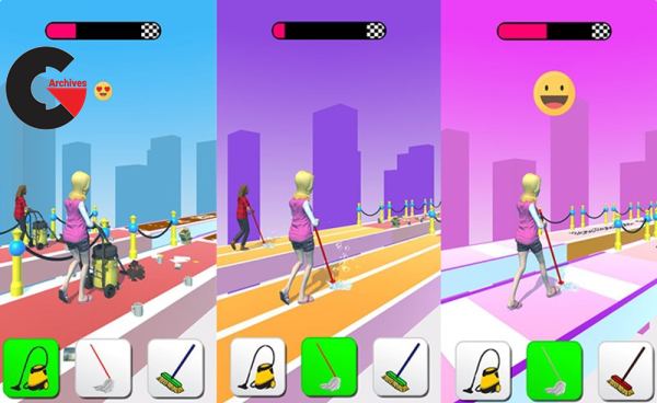 SellMyApp – Cleaner Run - Hypercasual Game