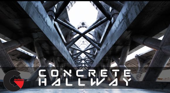 Unreal Engine – Concrete Hallway