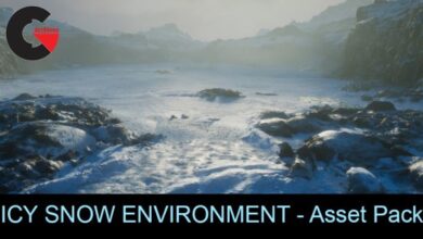 Unreal Engine – Icy Snow Environment - Asset Pack
