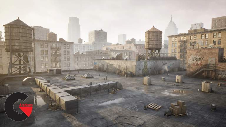 Unreal Engine – Roof - City Pack