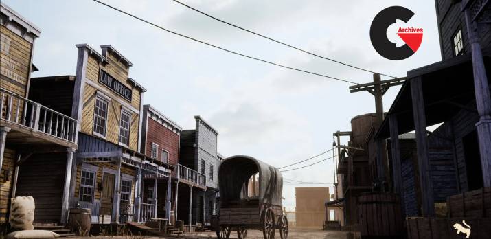 Unreal Engine – Western Town / Village Pack