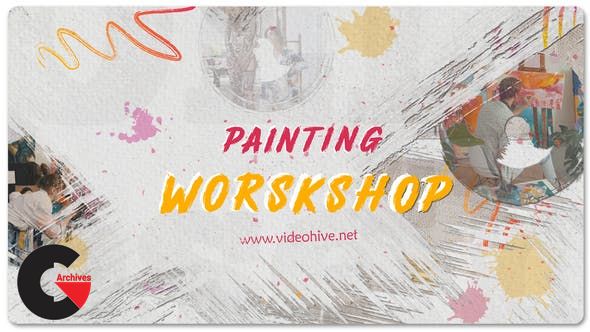 VideoHive – Painting Workshop Slideshow 53164652