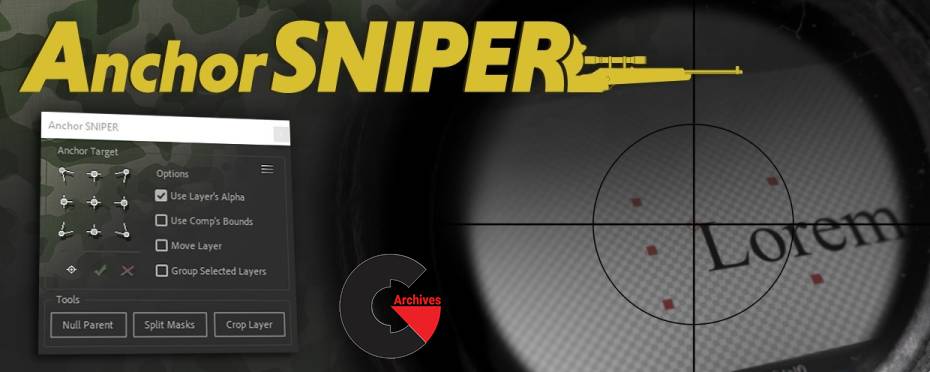 Aescripts Anchor Sniper for After Effects