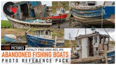 Artstation – 100+ Abandoned Fishing Boats – Photopack