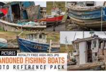 Artstation – 100+ Abandoned Fishing Boats – Photopack