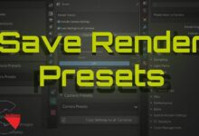 Blender Market – Save Render Presets