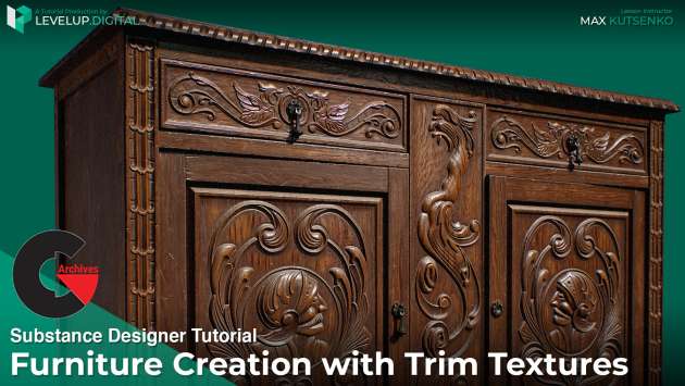 Furniture Creation with Trim Textures | Max Kutsenko