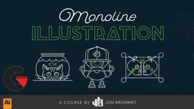 Monoline Illustration