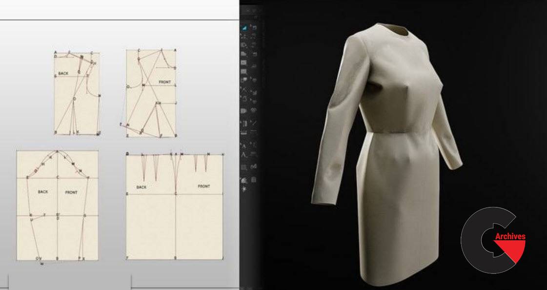 Pattern making for fashion design in Clo3d Part -I