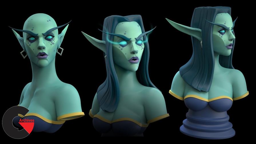 Sculpting a Stylized and Appealing Female Face in ZBrush