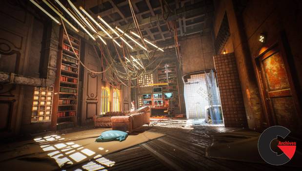 Unreal Engine – Cyberpunk Interior Environment Kitbash Set