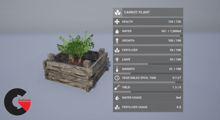 Unreal Engine – Player Farming System