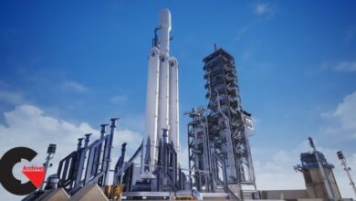 Unreal Engine – Rocket Launch Pad & Interior / Modular Environment