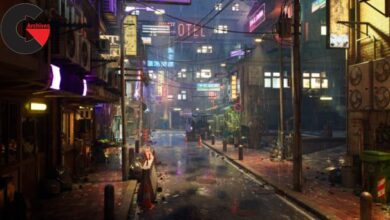 Unreal Engine – Rainy Neon Streets